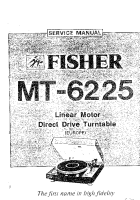 Fisher MT-6225 - Service Manual 
